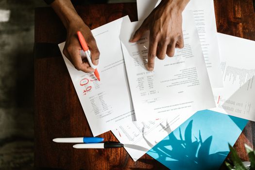 accountant paperwork